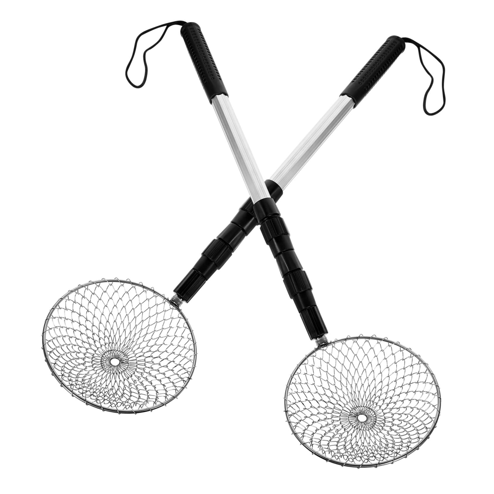 CAXUSD2 Sets Ice Scoop Sand Filter Kit Sand Sifter for The Beach Sand Shovels for Beach Scoop Summer Sand Filter Sand Scoop Sea Shell Scooper for Beach Stainless Steel