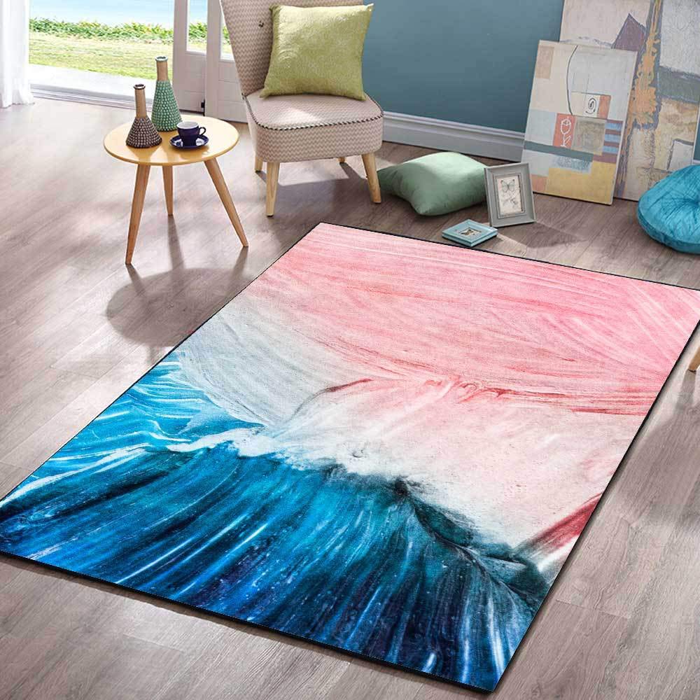 Tapis de salon abstrait 120 x 180 cm pour maison et bureau
