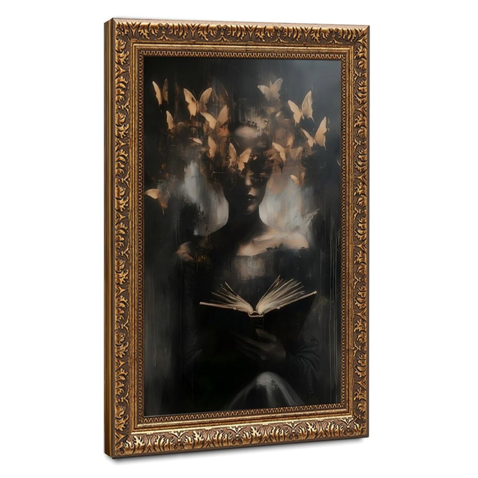 Bareronor Bronze Metamorphosis Of Thought Canvas Poster Bedroom Decor Landscape Office Room Decor Gift 24" L X 36" W