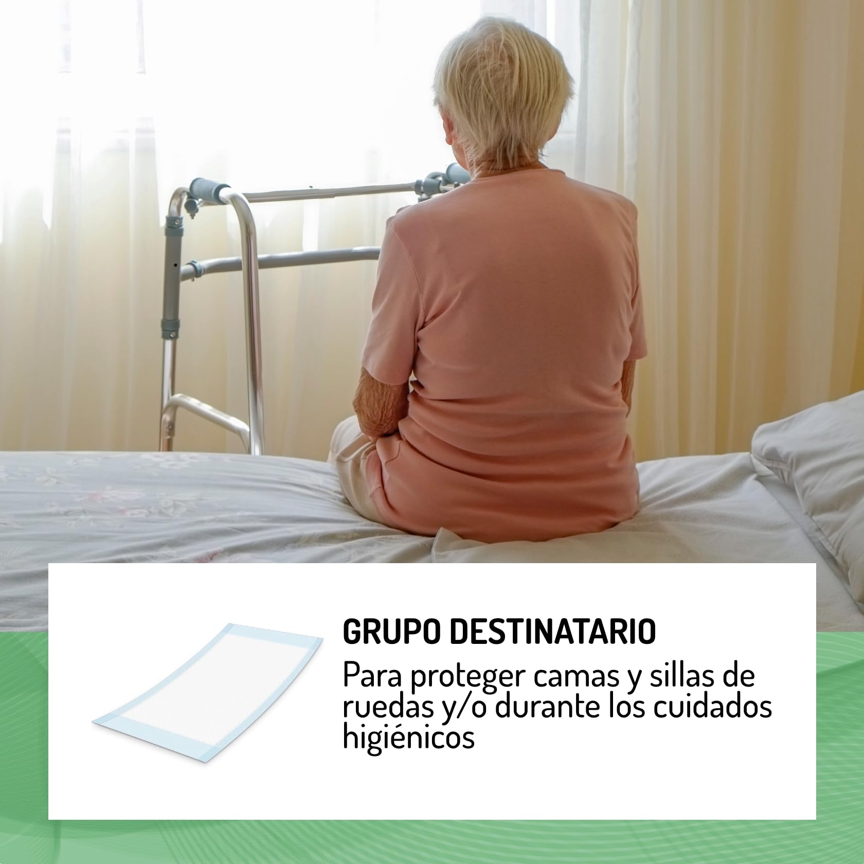 Absorbeo Empapador Extra Protección, Efecto Súper Seco, Protección Total, Hipoalergénico, Totalmente Transpirable, Tamaño 60 X 90 cm, 30 Protecciones
