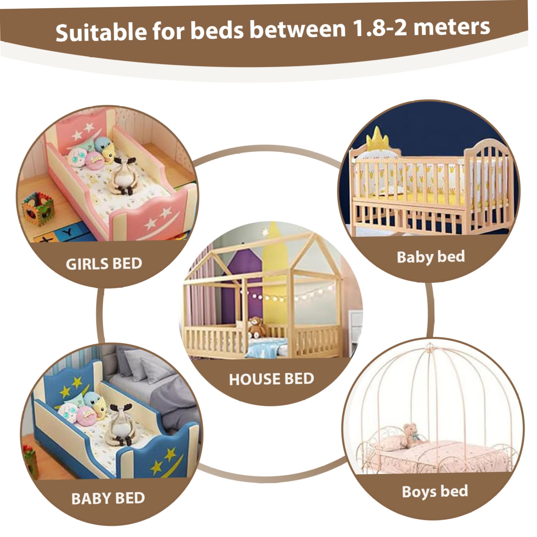 Dosel de Cama con Luces, Dosel de Cama de Princesa para niñas, Neta de Mosquitos Plegable de Domo Extra para niños decoración de Habitaciones para niñas para