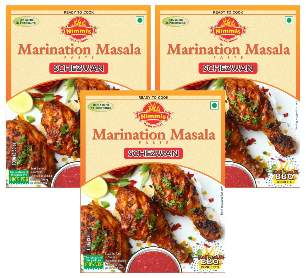Nimmis Marination Grill Masala (Schezwan, Schezwan Schezwan) Combo of 3 (B07NDFTYCK) Amazon Price History, Amazon Price Tracker