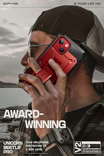 Miniatura 7 de SUPCASE Funda para iPhone 15 con soporte y clip para cinturón, Unicorn Beetle Pro Protector de pantalla integrado Protección contra caídas de grado