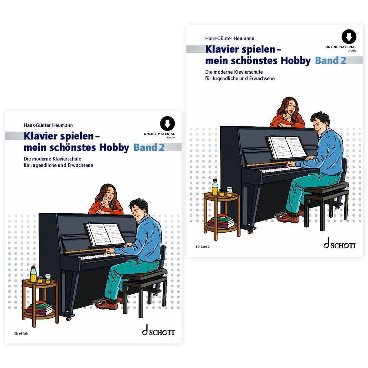 Klavierspielen - mein schönstes Hobby Band 2 | Die moderne Klavierschule für Jugendliche und Erwachsene | Doppelpack | ED9399D, 9783795799106 | Pianobleistifte