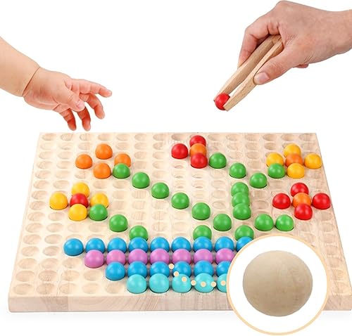 Miniatura 6 de Uenhoy 100 bolas redondas de madera de 12 pulgada (0.472 in), bolas de madera natural sin terminar, esferas de madera para manualidades y proyectos