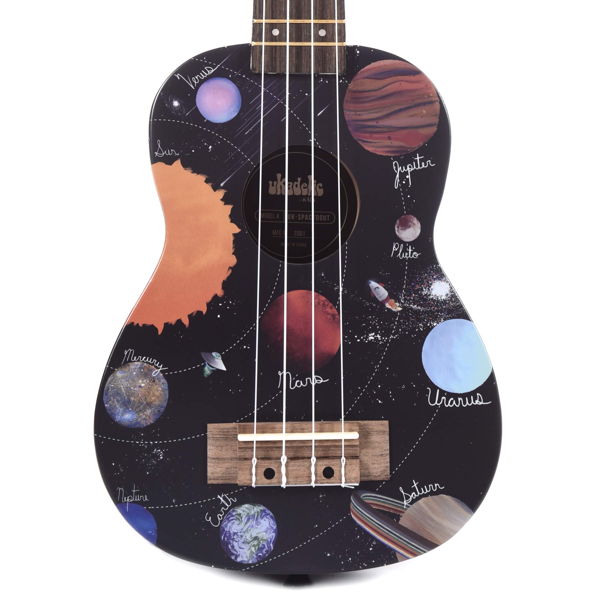 Kala Wood Ukadelic Spaced Out Sopran-Ukulele