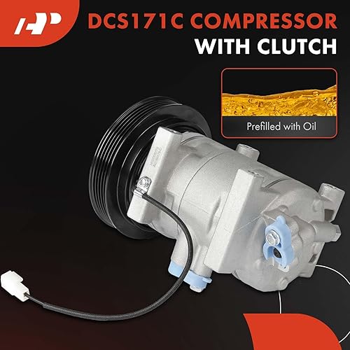 Miniatura 3 de A-Premium Compresor de aire acondicionado con embrague compatible con Mazda Protege 2.0L 2001-2003, Protege5 2.0L 2002-2003, con polea de 5 ranuras