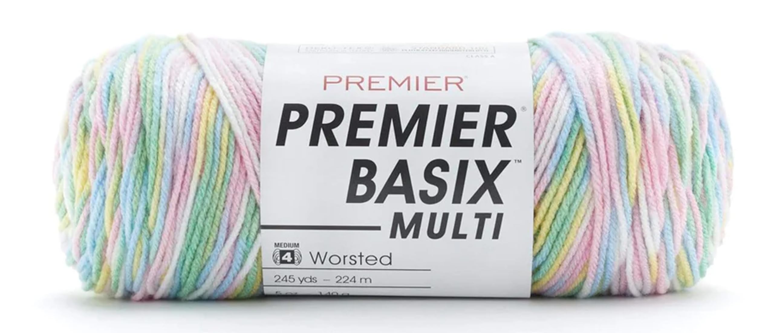 Basix Multi Yarn Lullaby Multi Premier Yarns dégradé de couleur automatique fil sans nœud