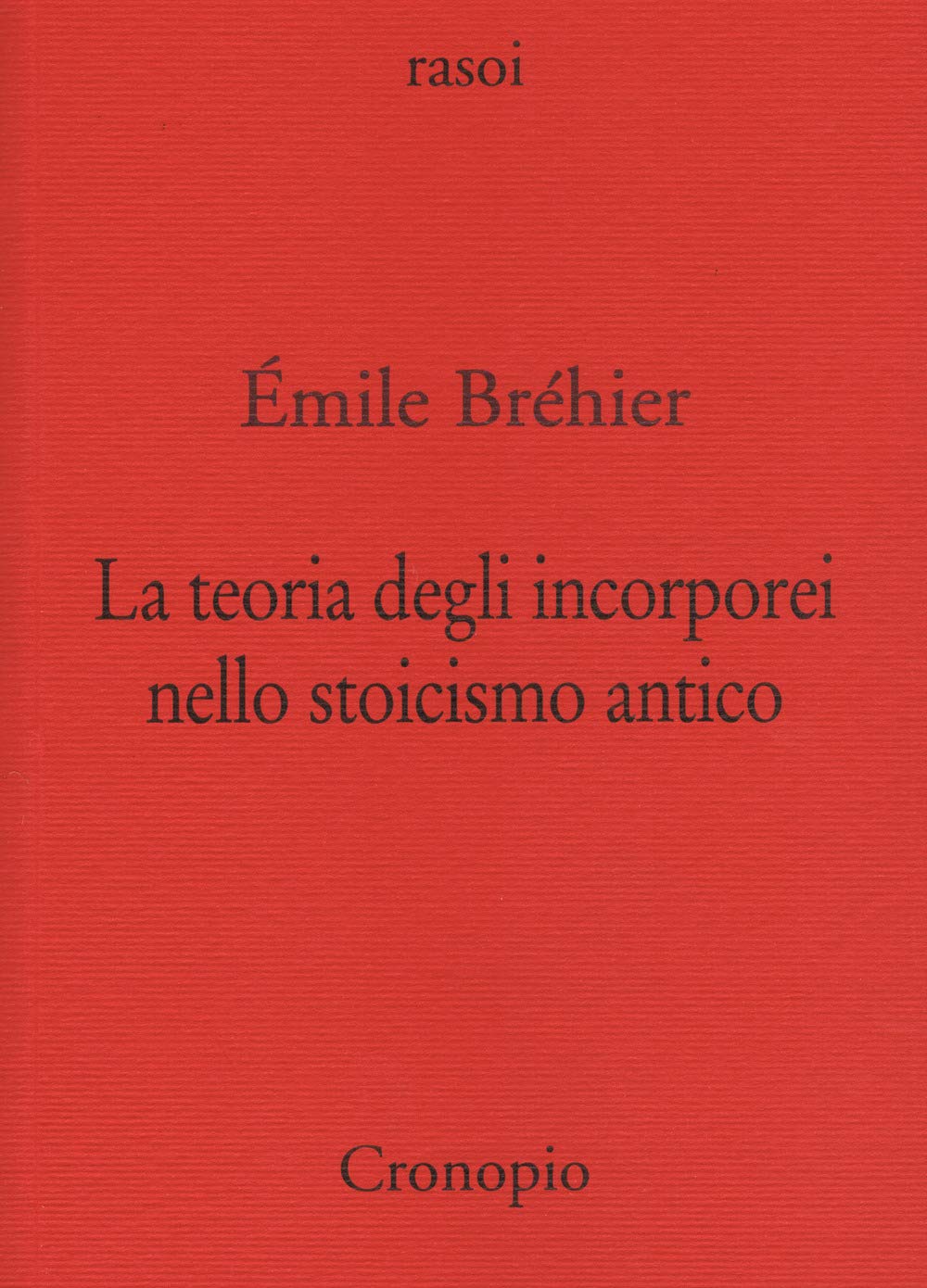 La Teoria Degli Incorporei Nello Stoicismo Antico E «La Nozione Di Problema In Filosofia» - 4