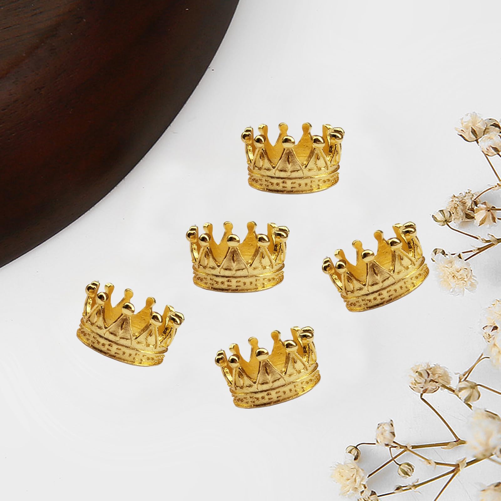 Amazon.com: 4Pcs Mini Alloy Crown 1/12 Scale Metal Doll Crown Tiny 