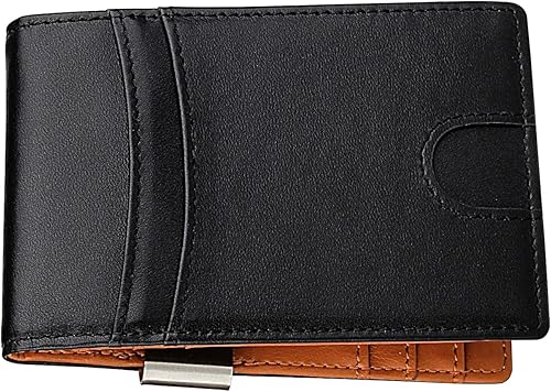 Miniatura 7 de kullder Billeteras personalizadas para hombre grabadas con clip para dinero, Huaband Novio, papá, hijo, regalos con bloqueo RFID, soporte para