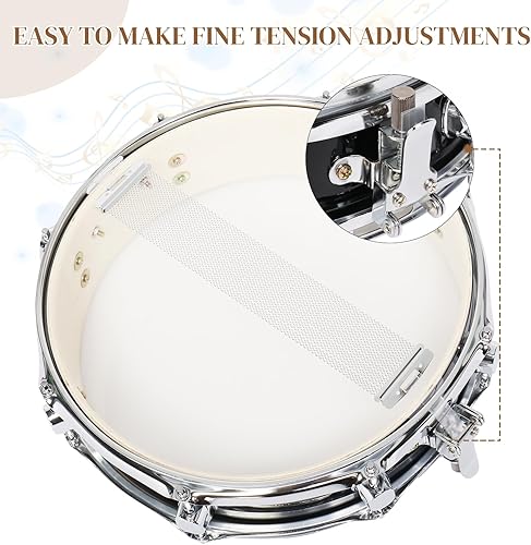 Miniatura 2 de Ktaxon Kit de tambor de caja de 13" x 3.5" pulgadas, juego de caja para estudiantes con material de primera calidad, excelente sonido, aspecto