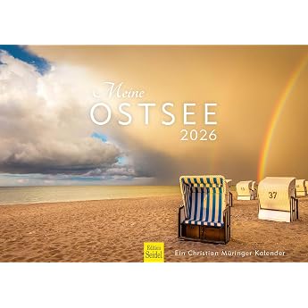 Edition Seidel Premium Calendar My Baltic Sea 2026 Format DIN A3 Wall Calendar Germany Mecklenburg-Vorpommern Zingst Binz Usedom R gen Coast Christian M ringer