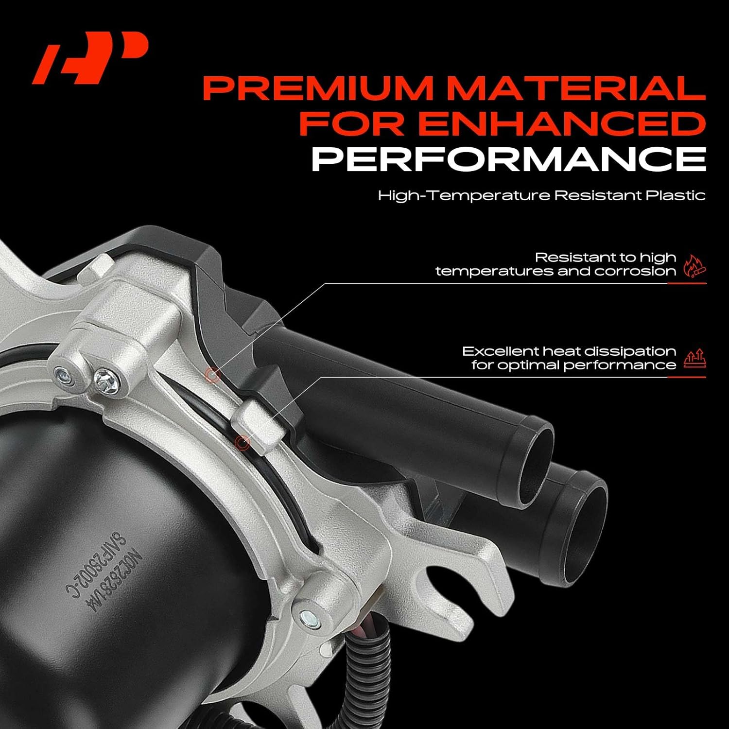 A-Premium Secondary Air Injection Smog Pump Compatible with Ford Fusion 2006-2009 2.3L, Focus 2006-2011 2.0L & Mercury Milan 2006-2009 2.3L
