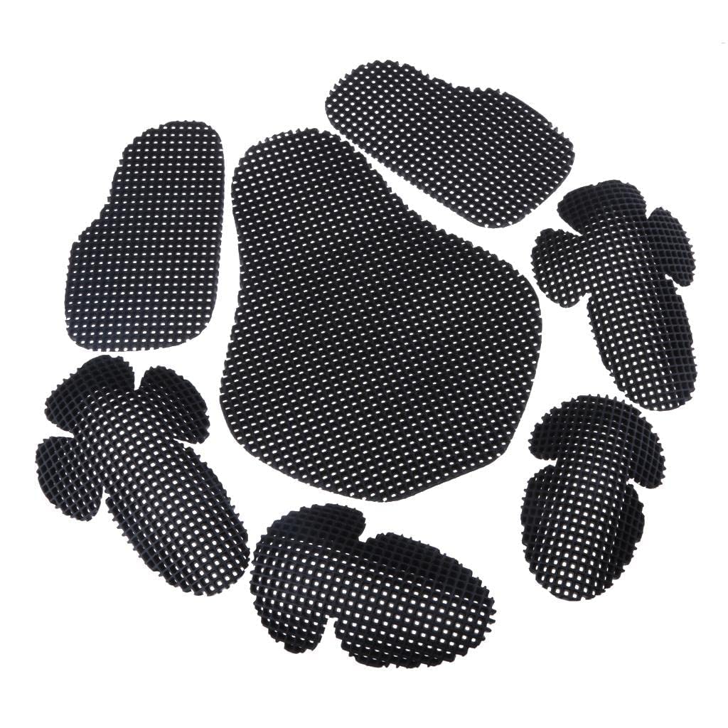zalati Gomito Petto Pad Kit Set 7pcs Corpo Protettivo per Moto
