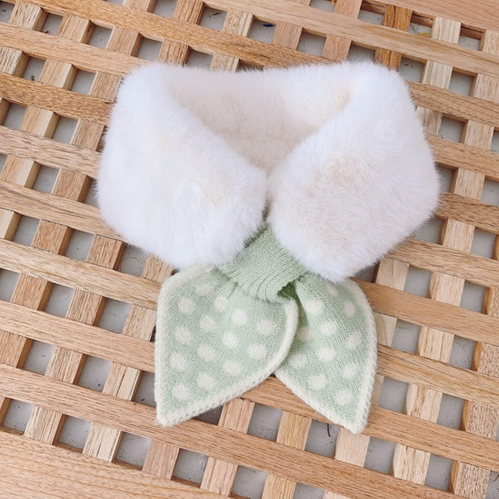 Scarf,Winter Warm False Collar Kids Scarf Faux Collar Scarf Wool Collar Bow Tie Neckerchief Scarfs