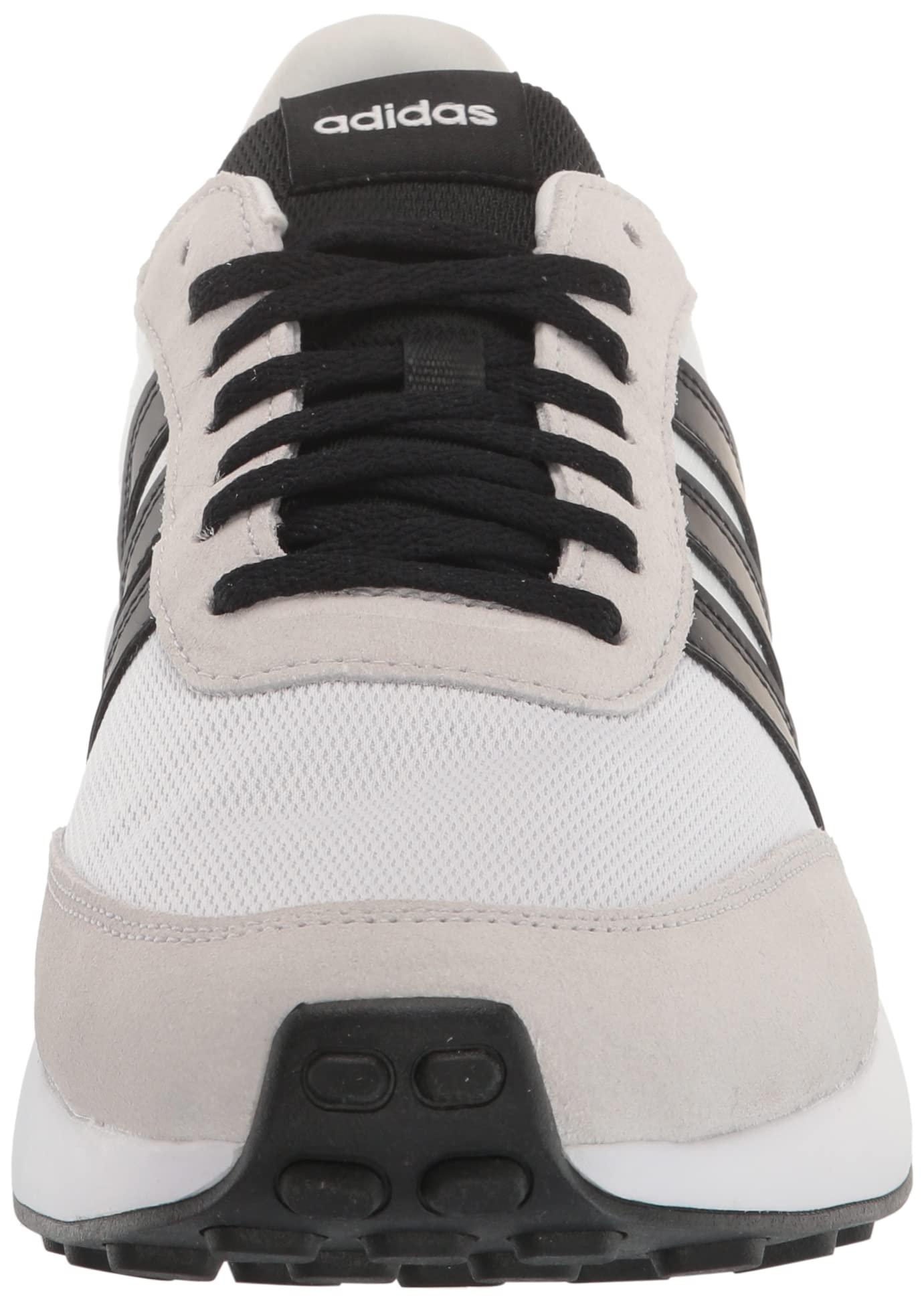 adidas Men's 70s Running Shoe, White/Black/Dash Grey, 8.5
