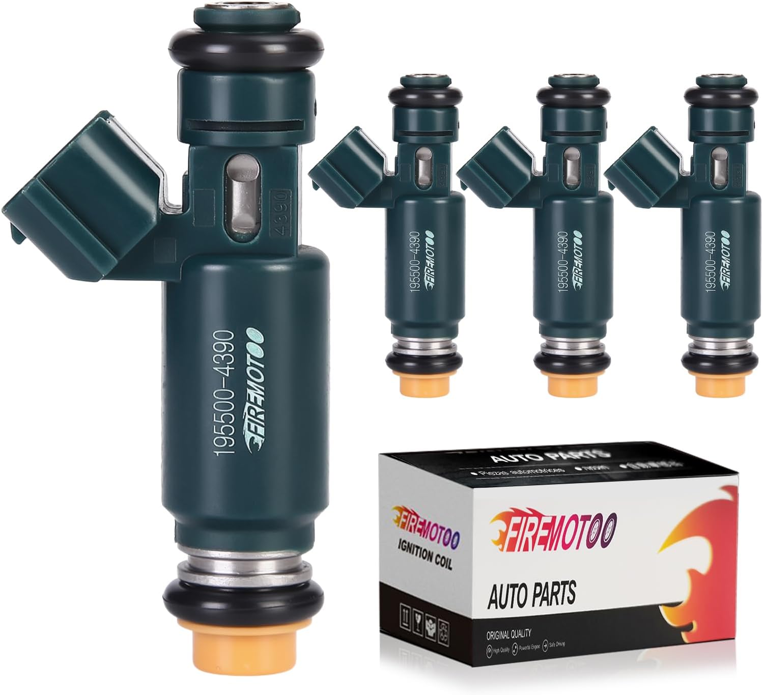 Fuel Injectors Pack of 4 12 Holes Compatible with Nissan Altima 2002-2007 Sentra 2002-2006 2.5L I4 cylinder