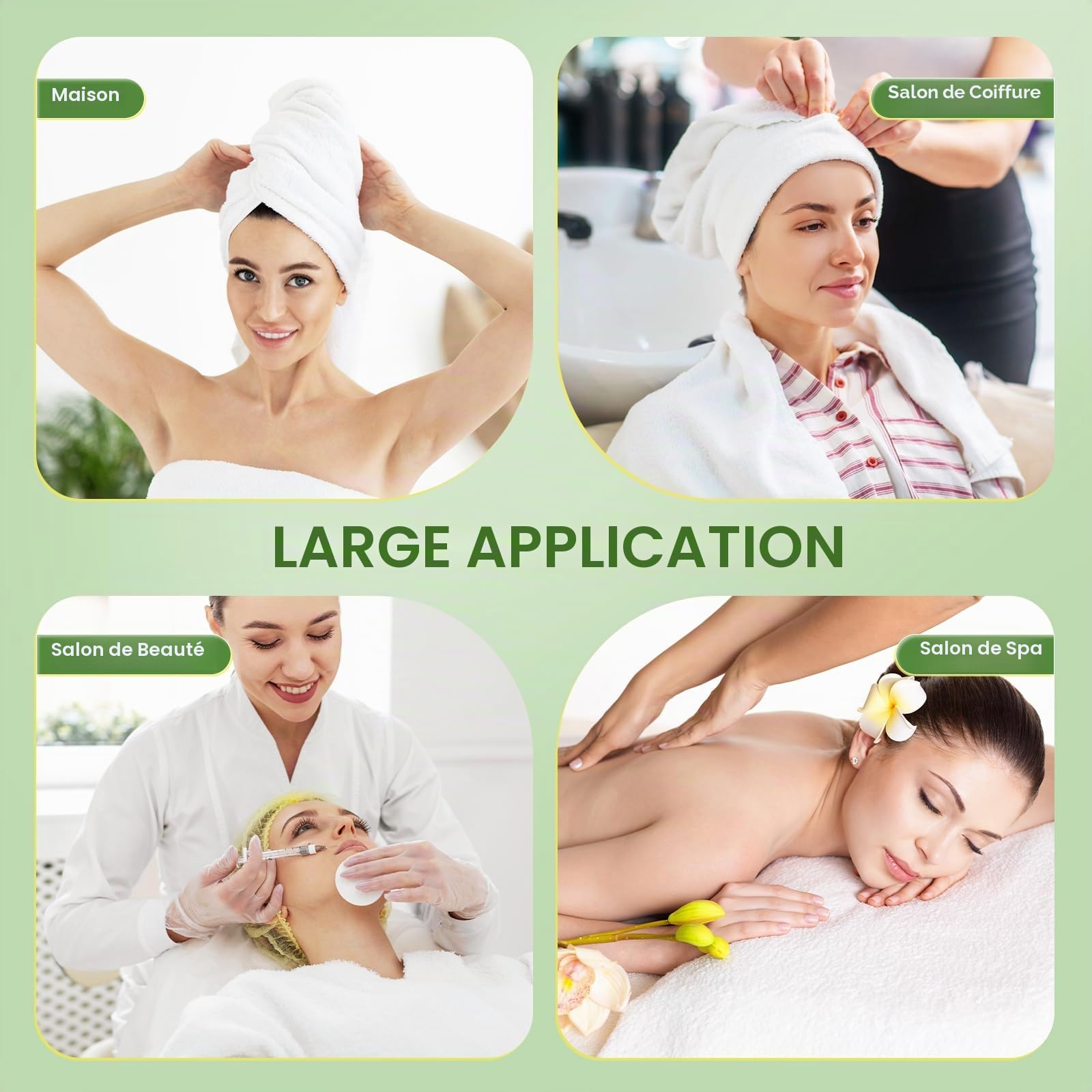 Chauffe Serviette, Chauffe Serviette Esthetique avec Pince à Serviette 202°F en 10 Minutes, Seche Serviette Electrique Vapeur pour Spa, Salon, Rasage (Noir)