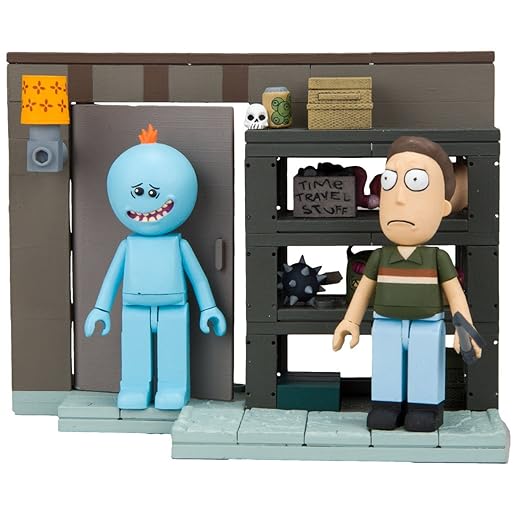 McFarlane Toys Rick & Morty Smith Garage Rack Small Construction Interlocking Building Set