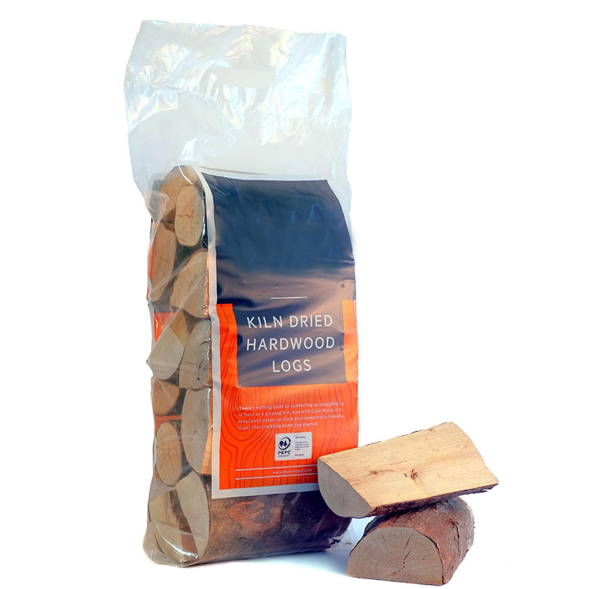 Ready To Use Long Lasting Firewood Logs 22L Hardwood Birch For Coals Stoves & Burners (1 Bag (22 Litres))
