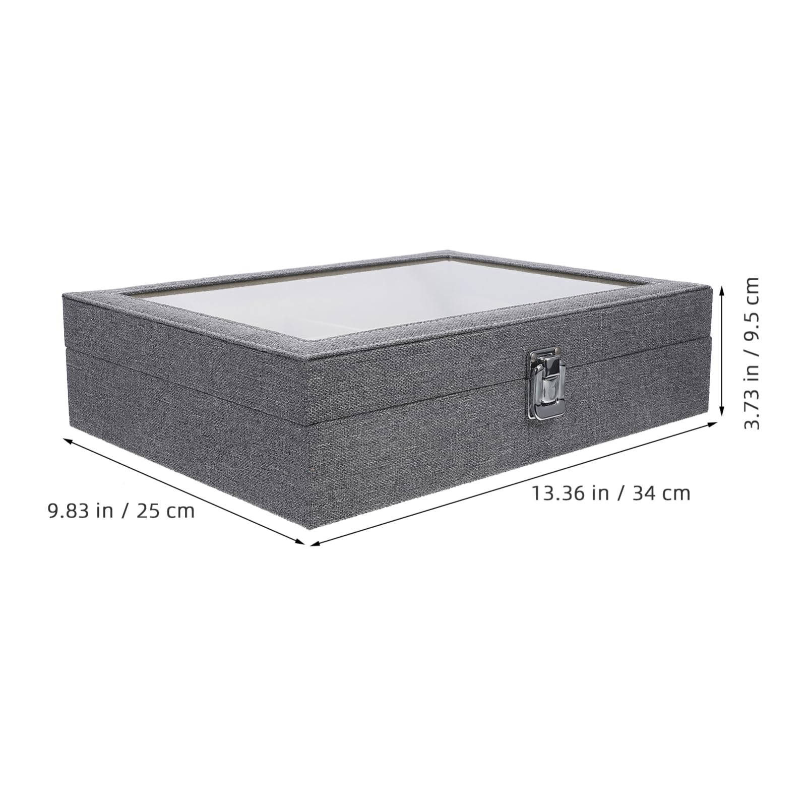 Vaguelly Caja para Guardar Gafas Ranuras de Exhibicion Organizador de Gafas de Sol Estuche Transparente para Tienda o Hogar