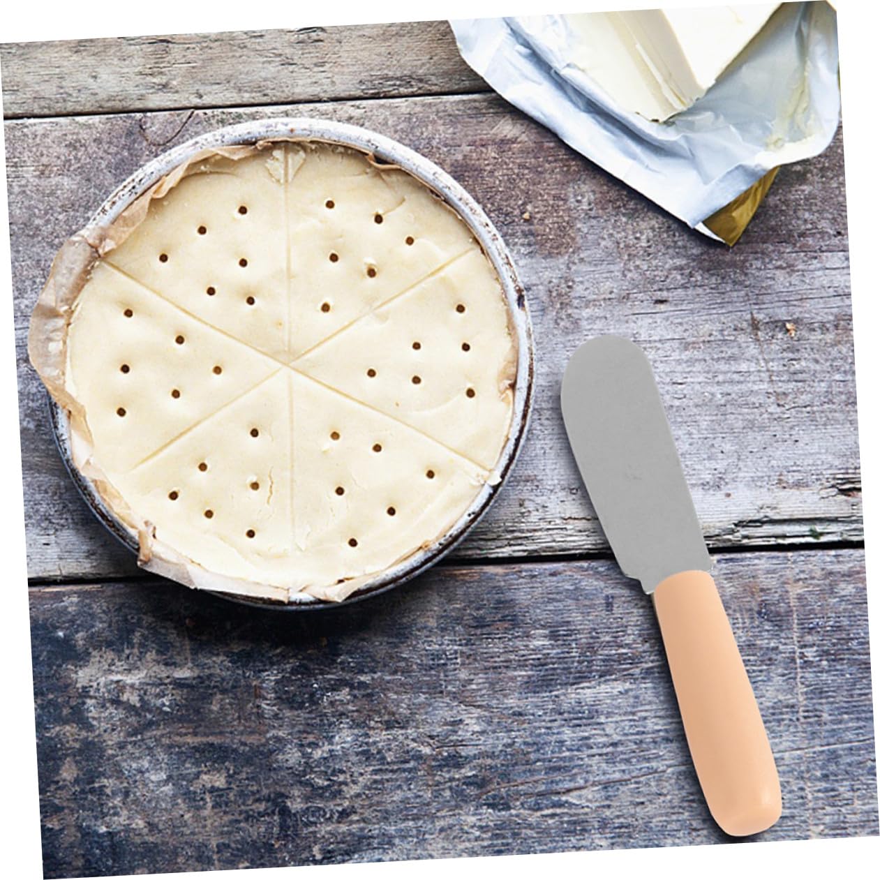 30pièces Spatules à Beurre Acier Inoxydable Avec Poignée Plastique Ustensiles De Cuisine Pour Tartiner Et Épandre