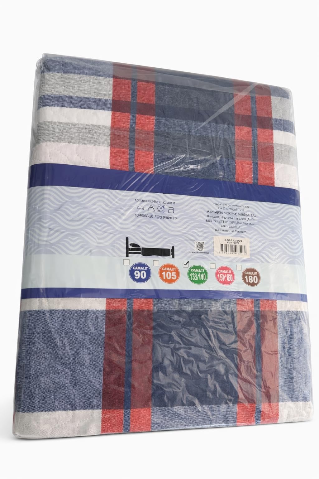 Genérico Colcha Bouti Acolchada Ligera para Cama | Edredón de Verano Suave y Transpirable | Cubrecama Decorativo Disponible en Varios Diseños y Medidas. (Multicolor, Cama 90, Hojas Suaves) - 4