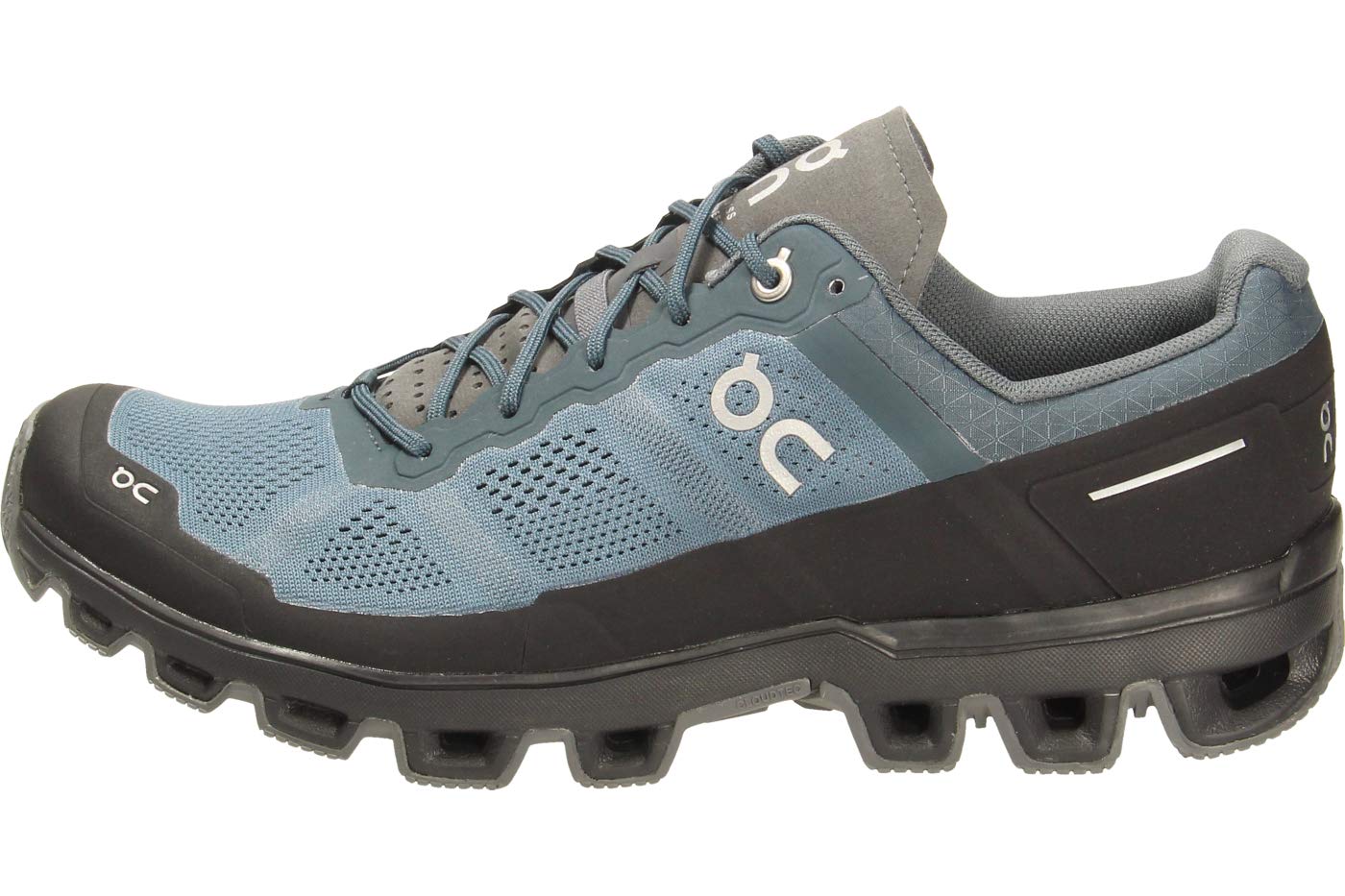 On Running Mens Cloudventure Mesh Shadow Rock Trainers 7.5 US