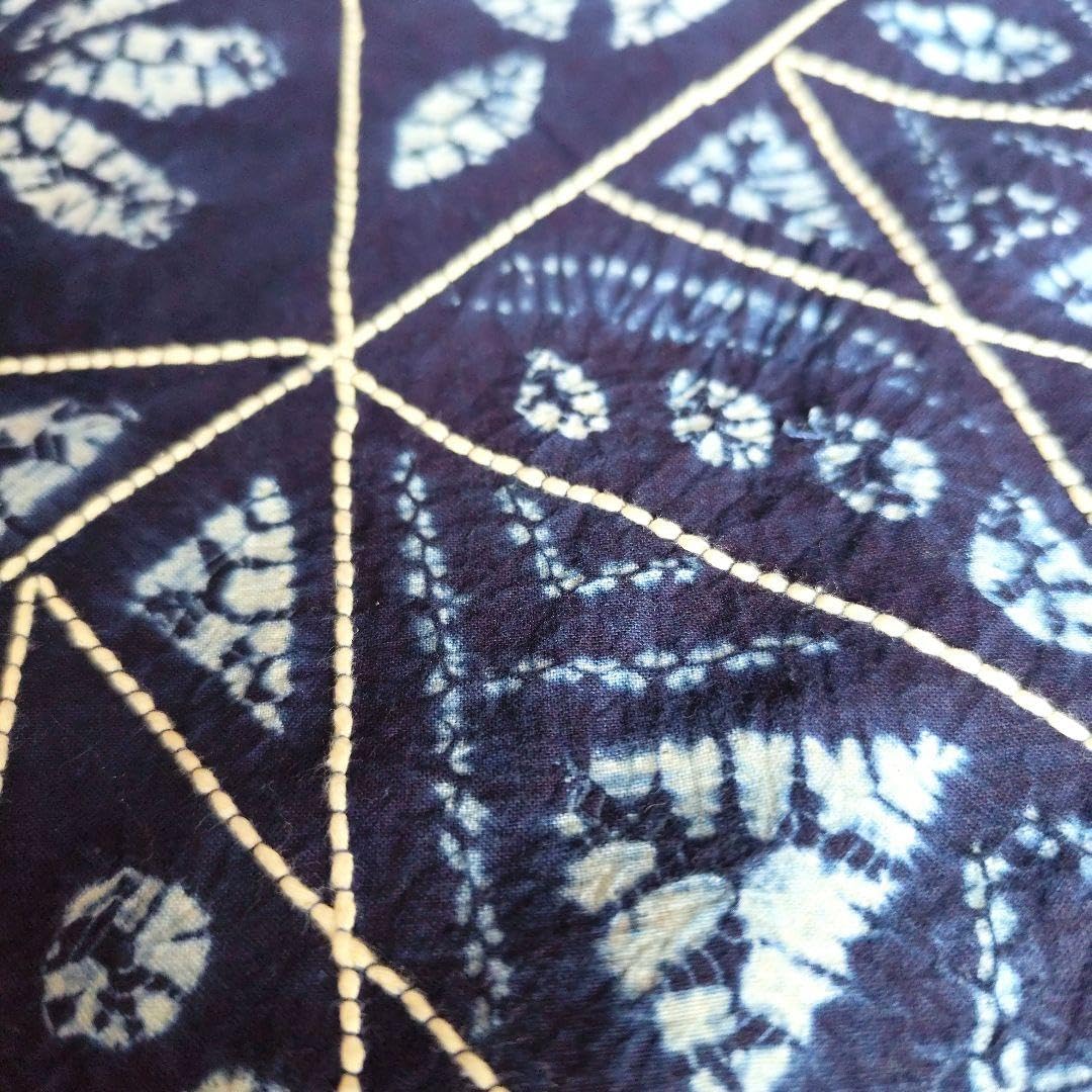 Amazon.co.jp: 藍染 刺し子 ラグ カバー 敷物マルチカバー 200×144