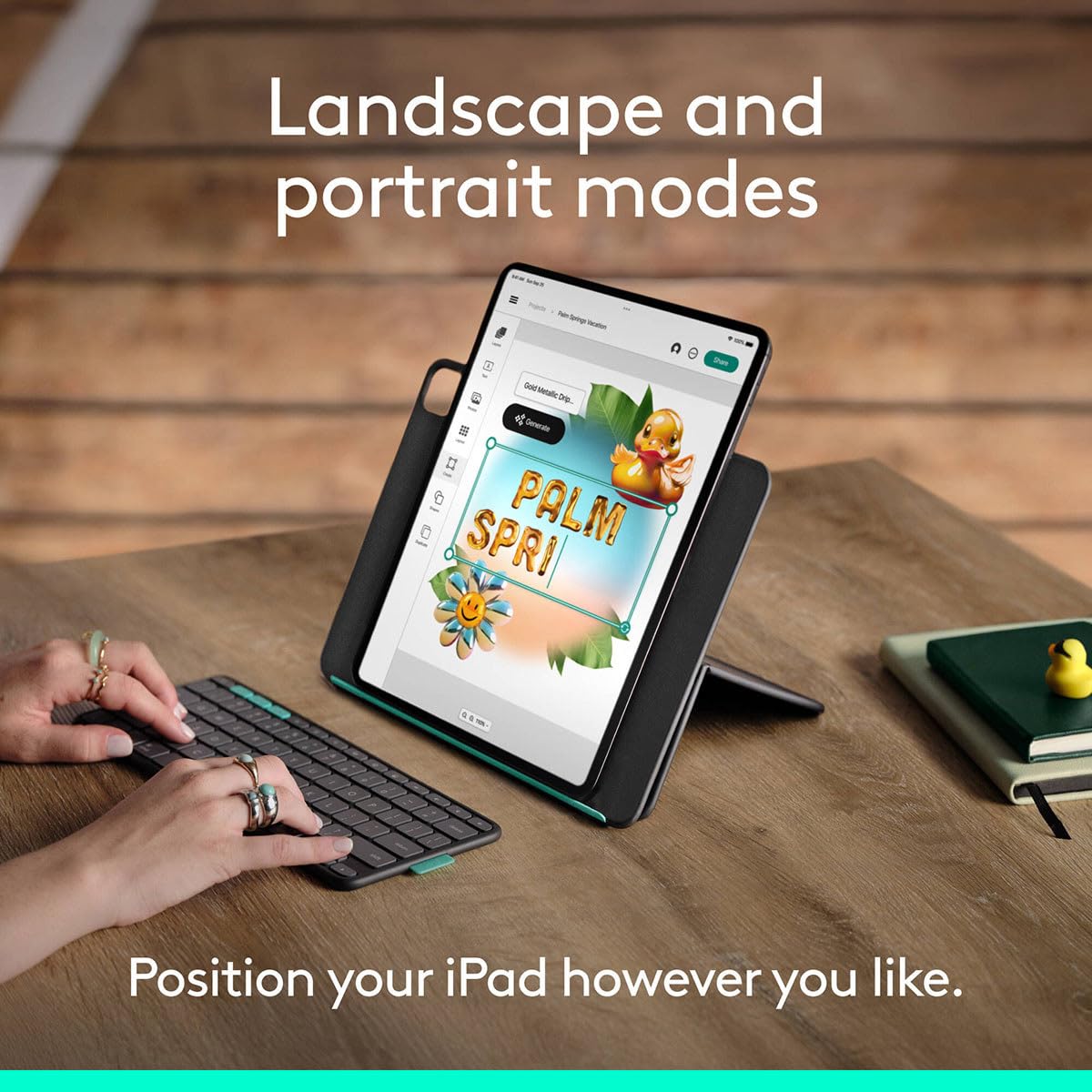 logi フリップフォリオ Flip Folio - iPad キーボードケース | ロジクール