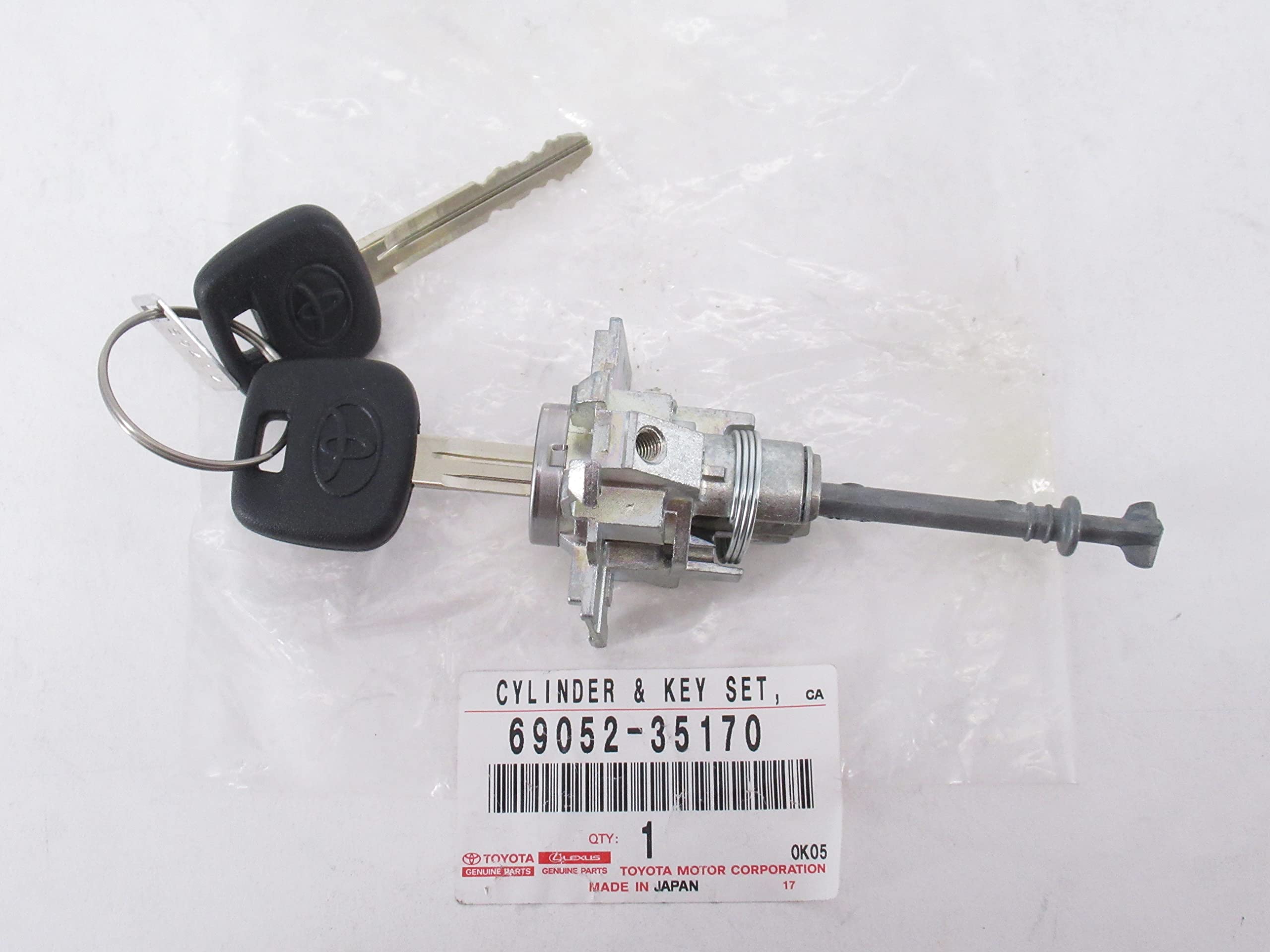 Amazon.com: Genuine Toyota 69052-35170 Door Lock Cylinder/Key Set