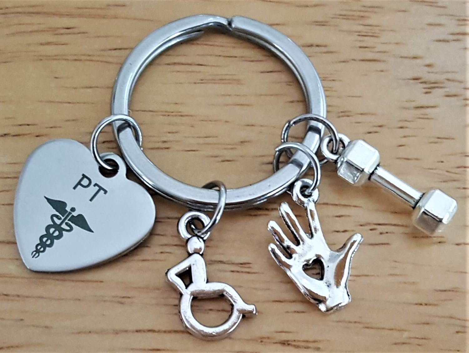 PT Physical Therapist Kechen, PT Kechane, Physical Therapy, Sports, Hand Massage, Dambal, Wheelchair Charm, Physical Therapist Gift, PT's Ring, Physical Therapist Ring PT Physical Therapist Kechen, PT Kechane, Physical Therapy, Sports, Hand Massage, Dambal, Wheelchair Charm, Physical Therapist Gift, PT's Ring, Physical Therapist Ring
