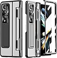 Vista 1 de Miimall Funda compatible con Samsung Galaxy Z Fold 5 con protección mejorada de bisagra, película de lente de cámara, protector de pantalla frontal