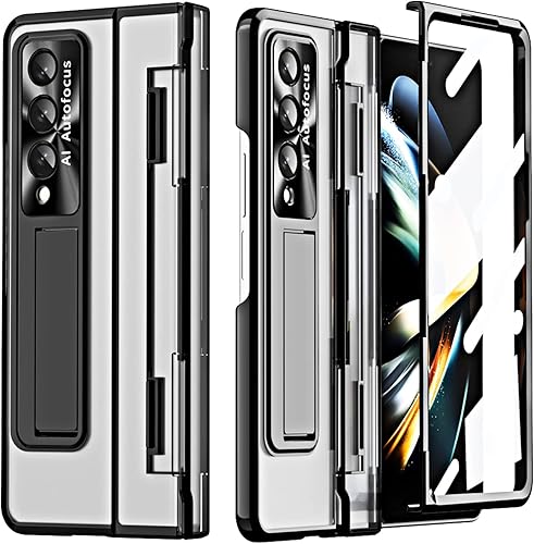 Miimall Funda compatible con Samsung Galaxy Z Fold 2, translúcida mate, panel de policarbonato duro, silicona suave, antiarañazos, carcasa Miimall Funda compatible con Samsung Galaxy Z Fold 2, translúcida mate, panel de policarbonato duro, silicona suave, antiarañazos, carcasa