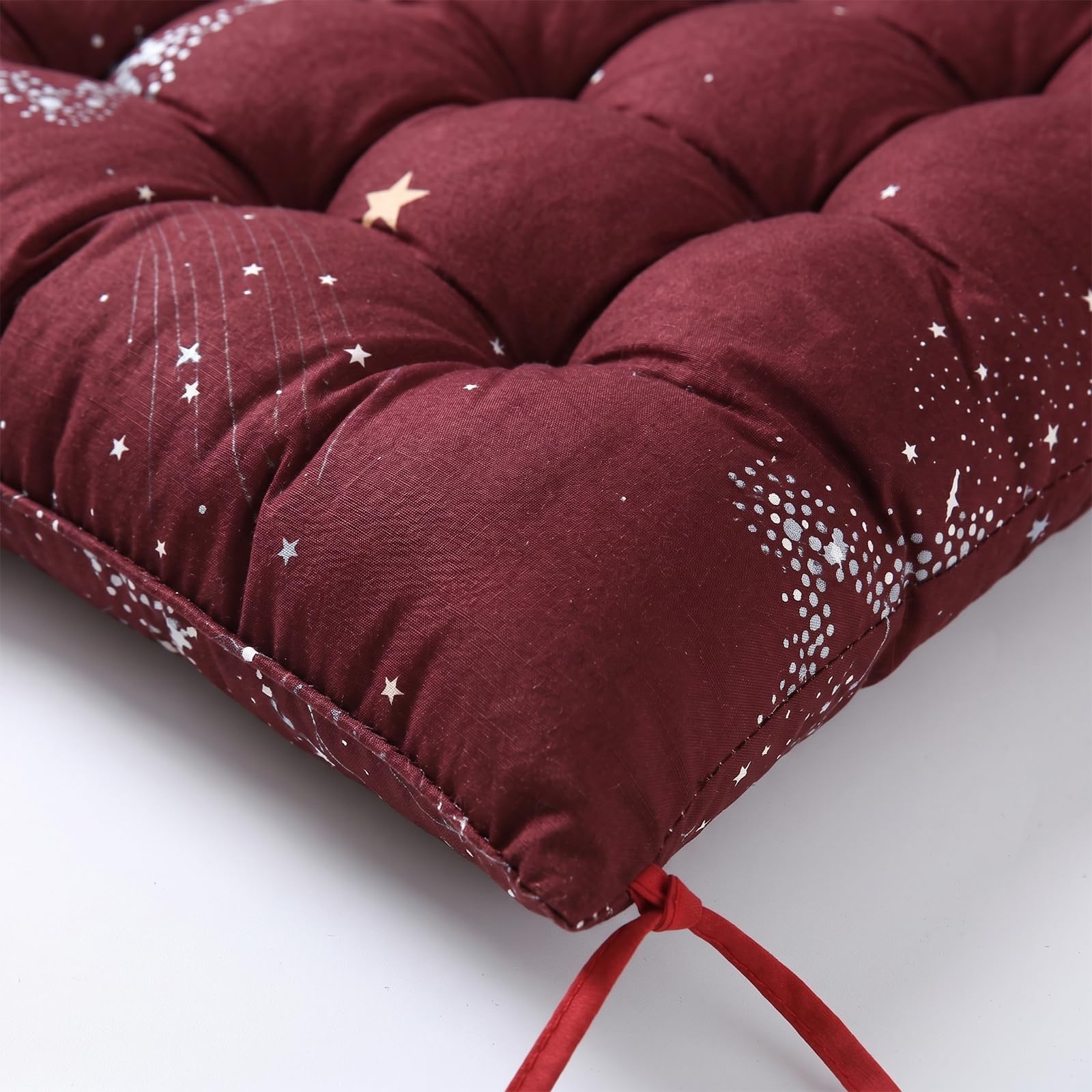 Coussin De Chaise Longue Bain De Soleil, Coussin Transat Jardin Exterieur pour Jardin, Plage, Porche Red,150cm