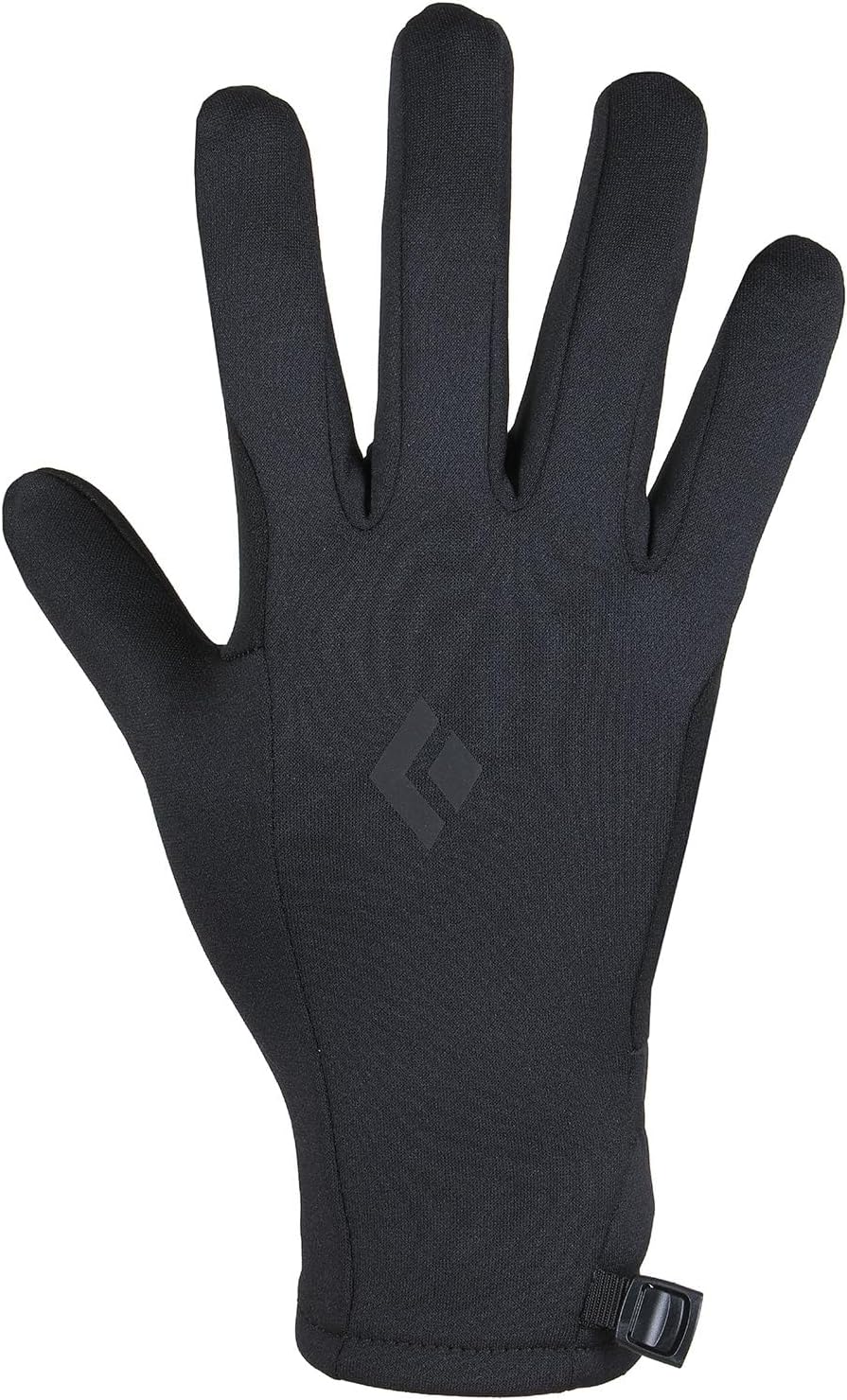 BLACK DIAMOND Midweight Screentap Gloves Touchscreen Fleece Liners for Running, Commuting, Hiking - Image 2