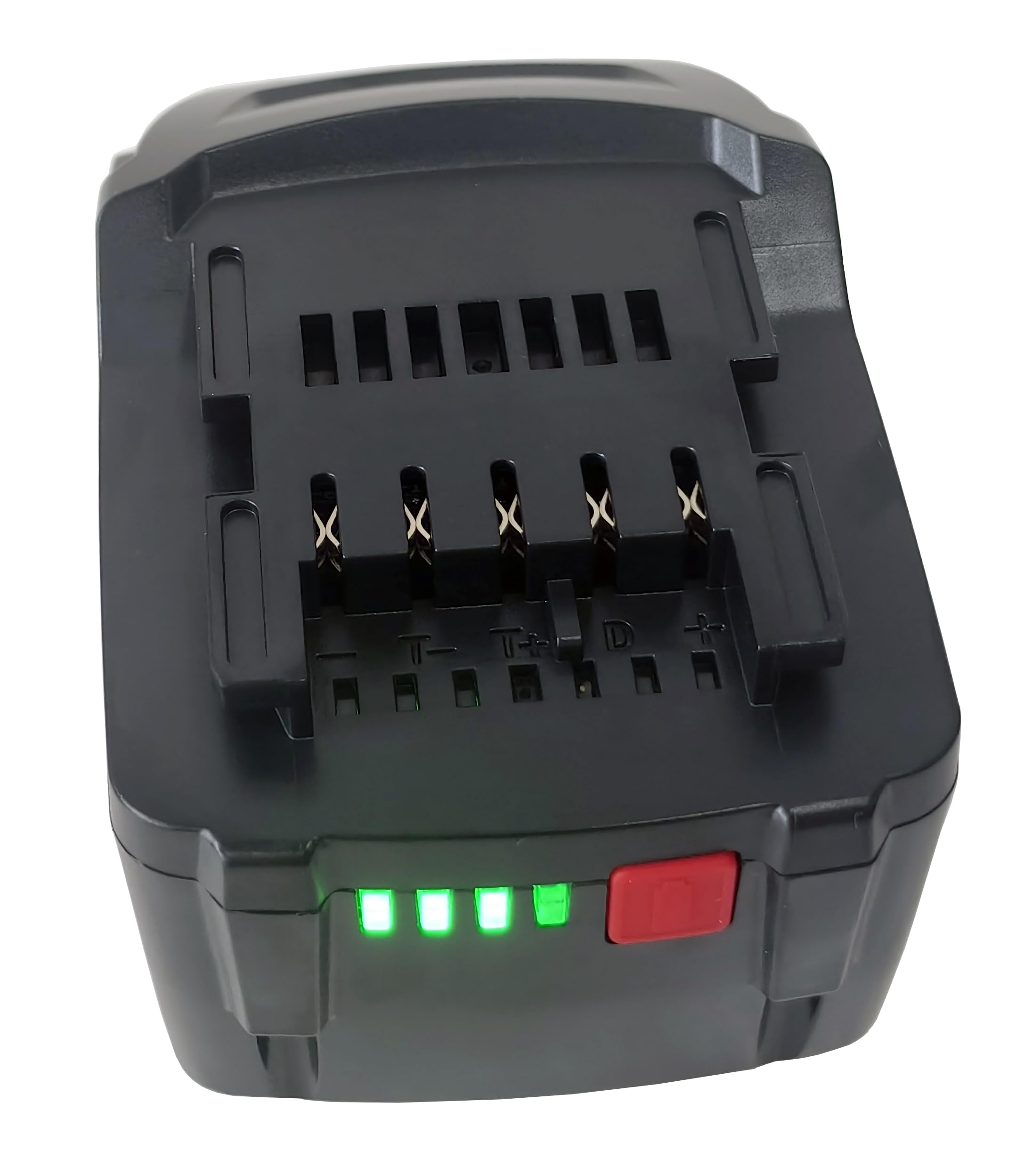 2 batterie di ricambio LiHD da 18 V per Metabo 5000 mAh, batteria agli ioni di litio ad alte prestazioni da 5,0 Ah, compatibile con Metabo ASC 55, ASC 145, CAS System (BS 18, SSW 18, WB 18)