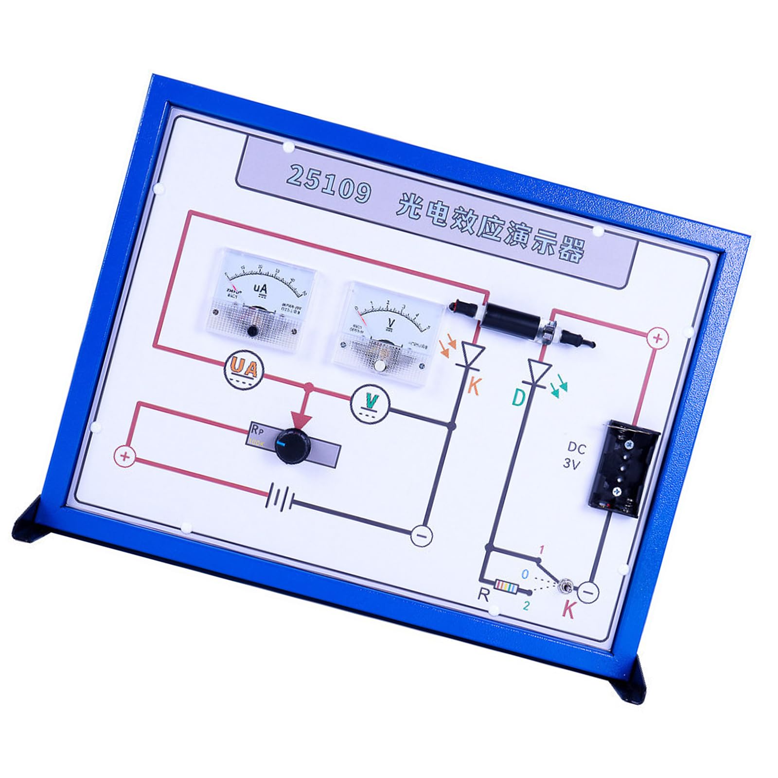 Strumento didattico di fisica Strumento di dimostrazione dell'effetto fotoelettrico per laboratori scolastici in aula ed esperimenti scientifici Strumenti di fisica educativa