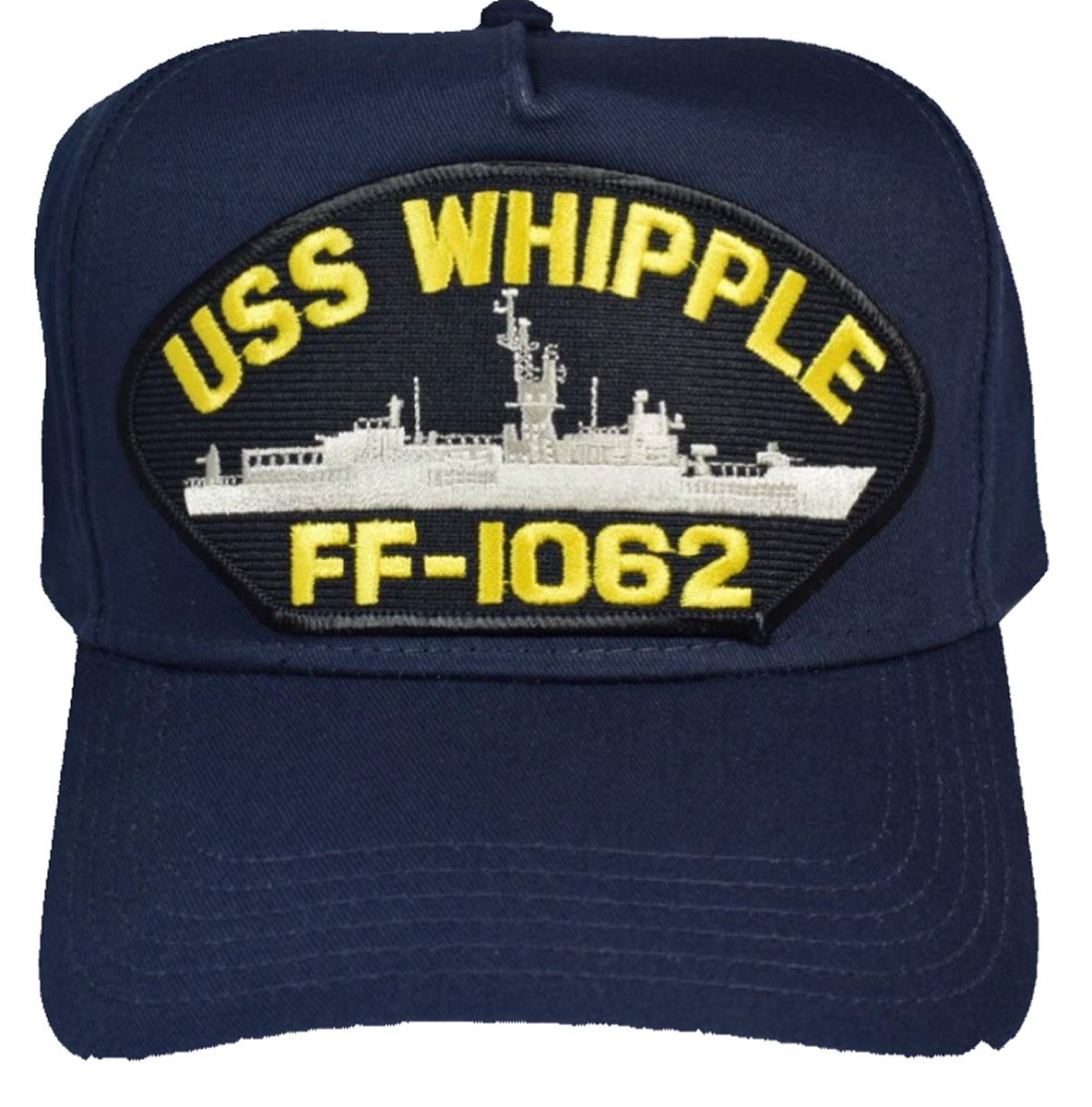 EC USS WHIPPLE FF-1062 HAT - Navy Blue - Veteran Owned Business