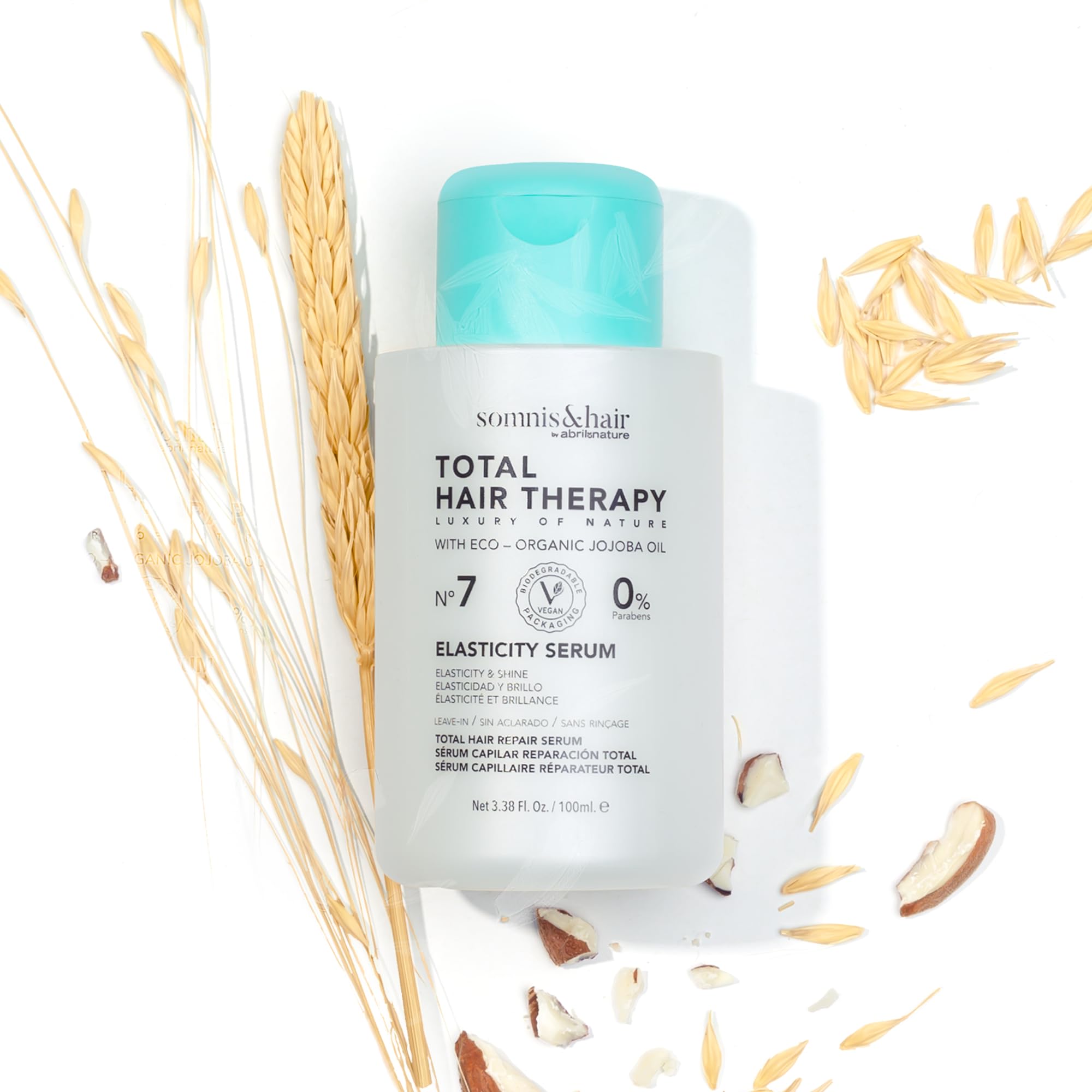 somnis&hair, Natural Restorative Hair Serum, Repair, Nutrition, and Shine, Strengthens and Prevents Breakage
