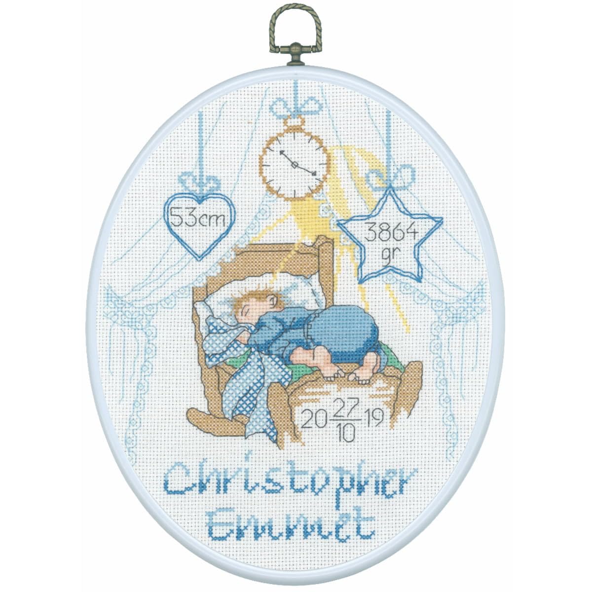 Permin Christopher Emmet multicolore 20 x 26 cm kit de broderie complet