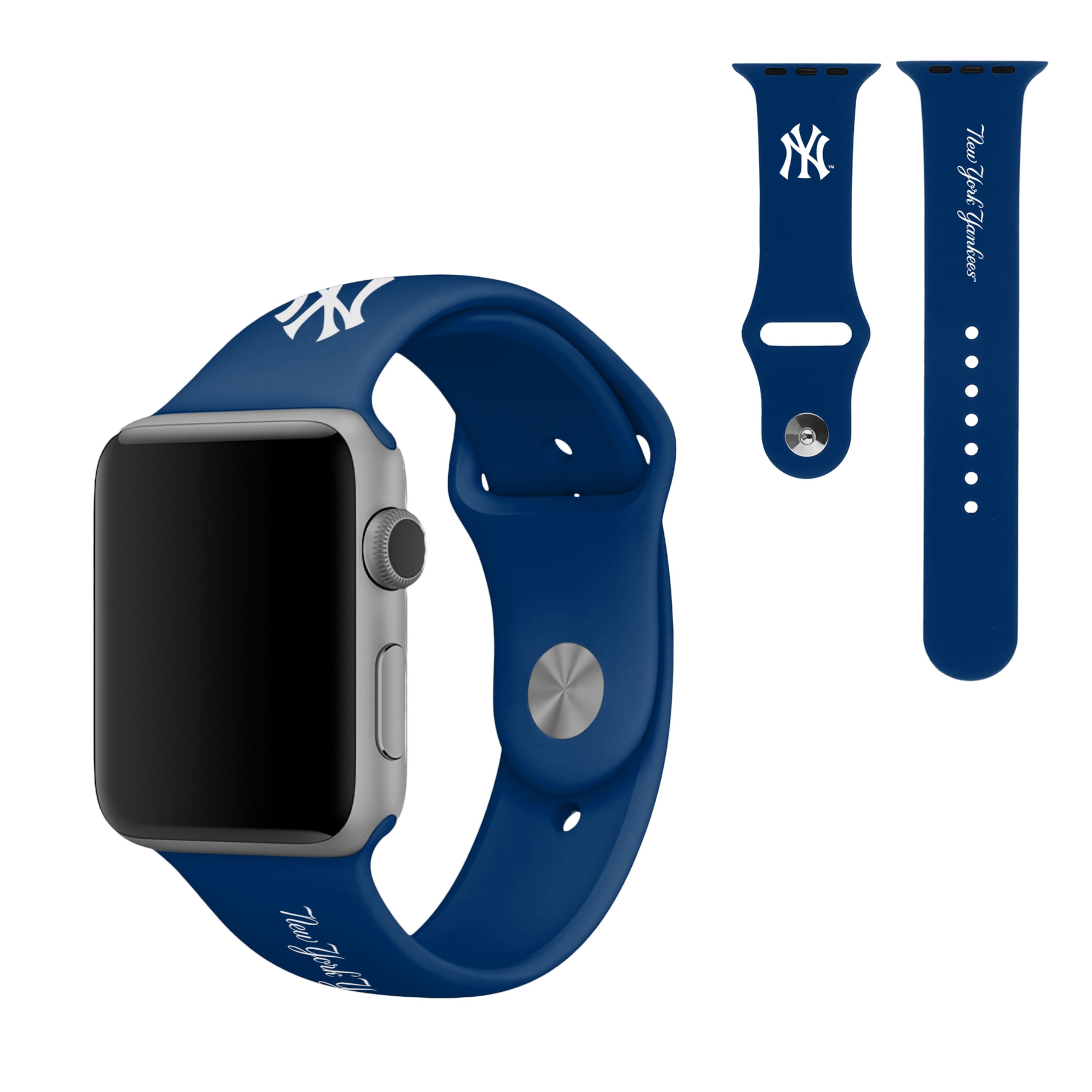 SOAR MLB Bracelet de montre intelligente avec logo officiel du logo principal compatible avec Apple Watch – 38 mm et 42 mm