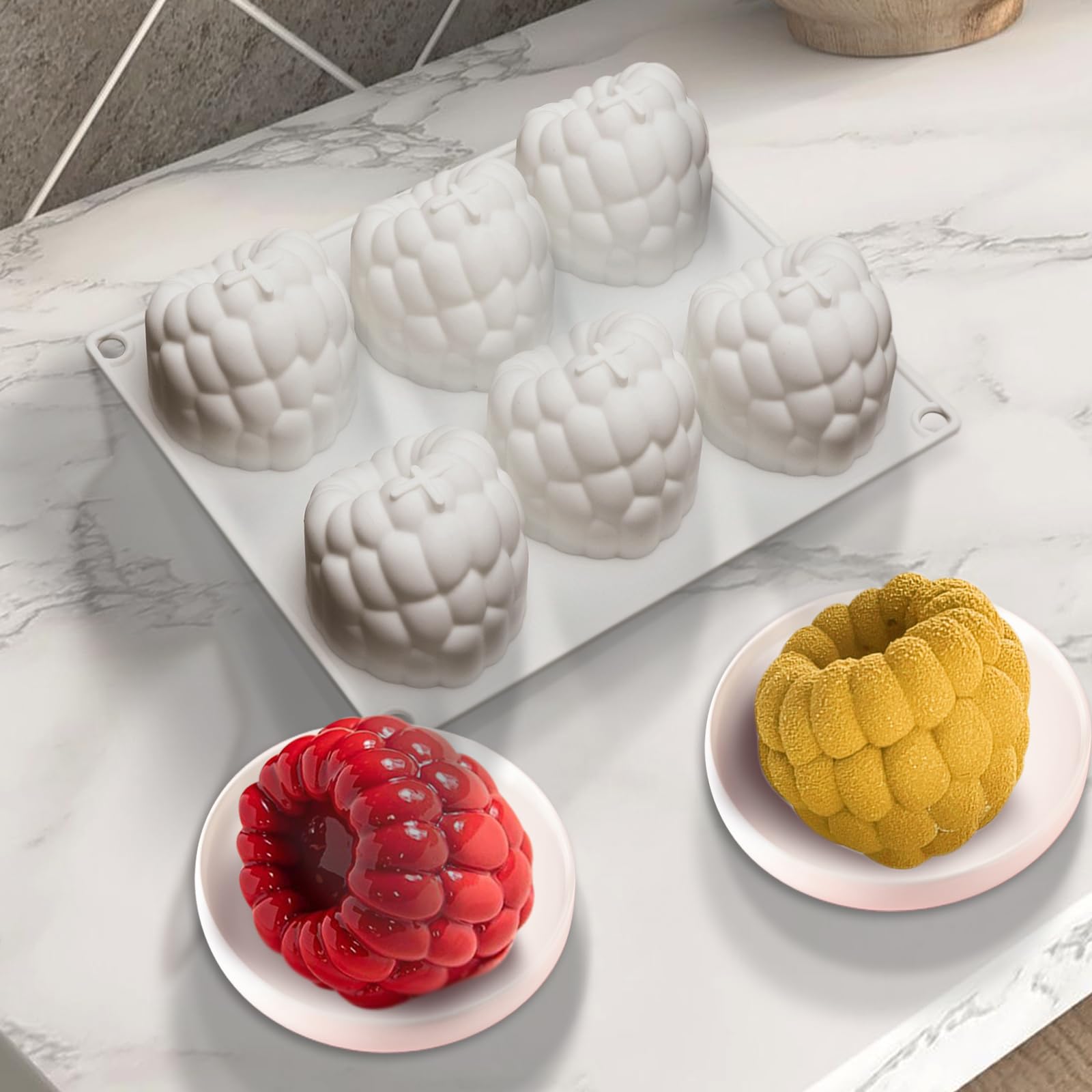 Stampo Da Forno In Silicone, 20 Cm, Forma Migliorata, Per Mousse Al Cioccolato Torta Dessert 3d Rotondo 79335947
