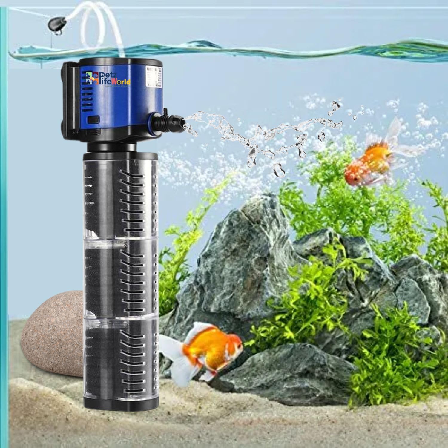Sunsun JQP Series 3 in 1 Aquarium Submersible Internal Pump & Filter (JQP-1000F | 14W | 1000L/H) (B09HXY52J8) Amazon Price History, Amazon Price Tracker