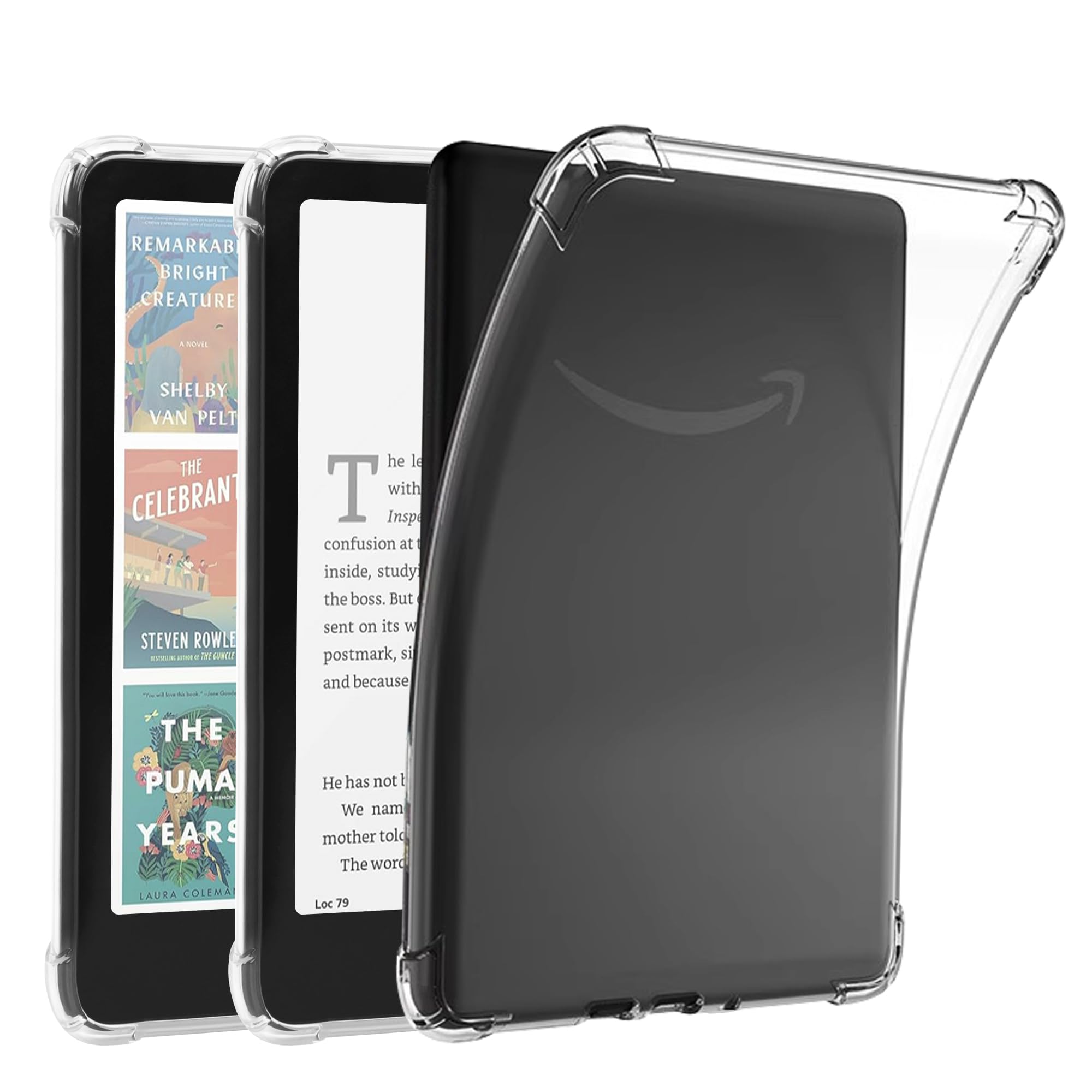 CHEEOKUO Clear Case for All-New Kindle Paperwhite 12th Generation 2024 (7