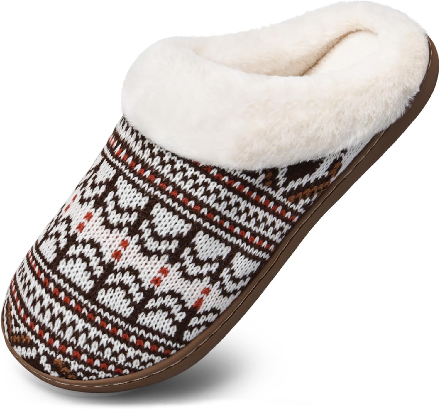 WateLves Women's Slippers Comfort Memory Foam House Slippers Plush Lining Bedroom Shoes for Indoor & Outdoor