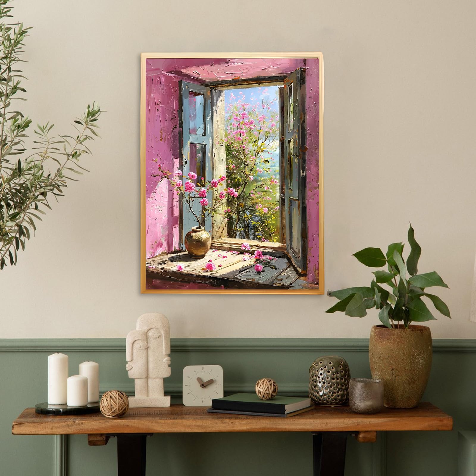 KEYIFA Paesaggio Dipingere con i Numeri per Adulti, Valletta Painting
