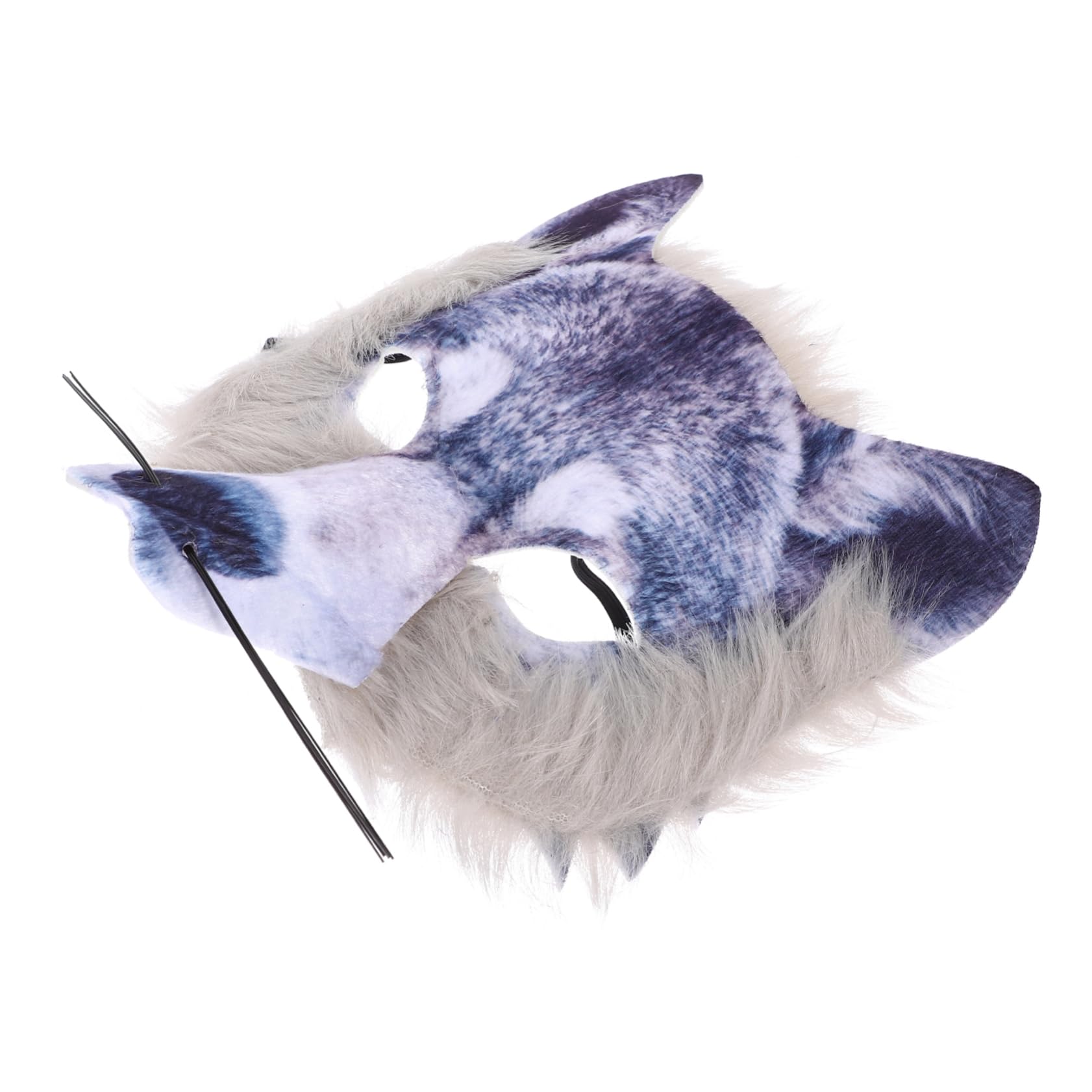 FAVOMOTO Comfortable Wolf Mask One Size Fits All Realistic Design Scary Halloween Prop Masquerade Mask