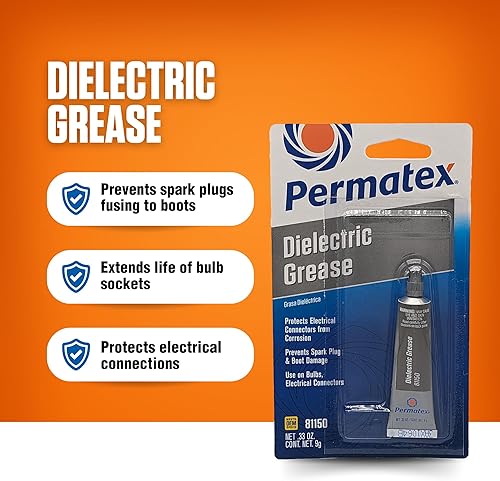 Miniatura 3 de Permatex 09980 Counterman's Choice - Grasa dieléctrica para bujía de encendido y conector eléctrico, bolsa de 4 g, 9.76 ml, paquete de de 1